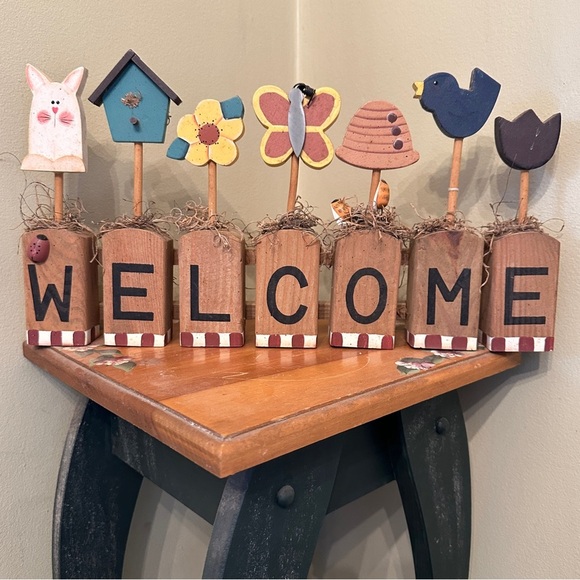 Welcome Sign Rustic Desktop Home Decoration - Decorative Welcome Signs Creative - Picture 6 of 7